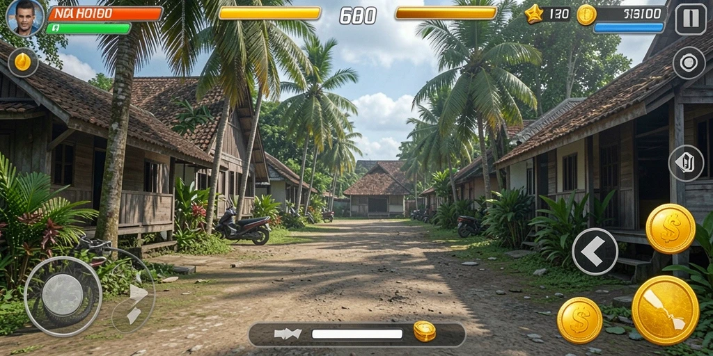 house777 - Screenshot momen seru saat memenangkan tantangan.